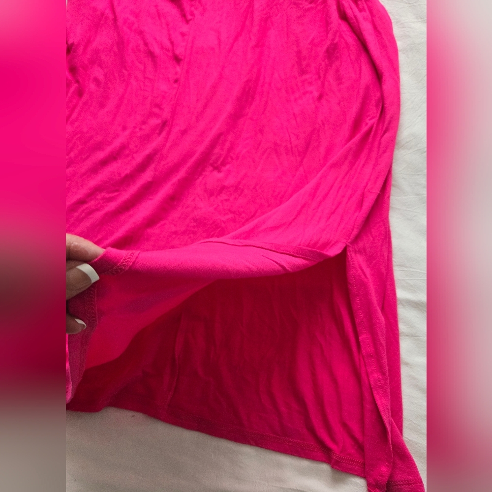 NWT Bobeau Pink Summer Maxi Tank Dress Is Perfect for Beach or Pool Size Medium - Picture 14 of 15